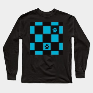 Animal footprint checker Long Sleeve T-Shirt